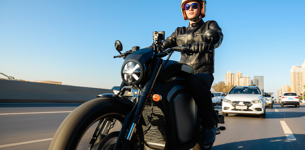 Højeffekt E-motorcykel